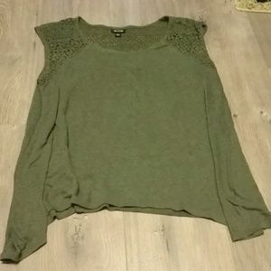 Olive green tee